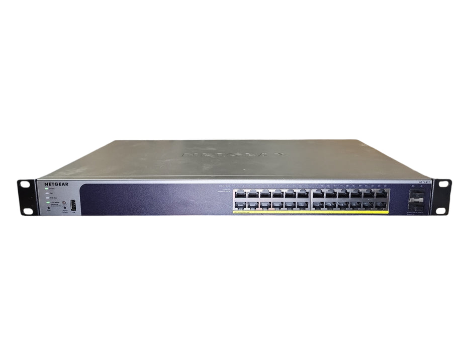 NETGEAR GS724TP v3 24-Port Gigabit Ethernet PoE+ Smart Switch, Unclaimed Switch