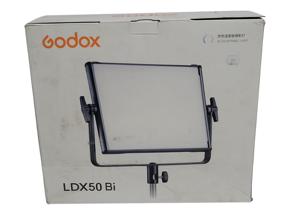 Godox LDX100Bi Bi-Color LED Light Panel, No battery, READ