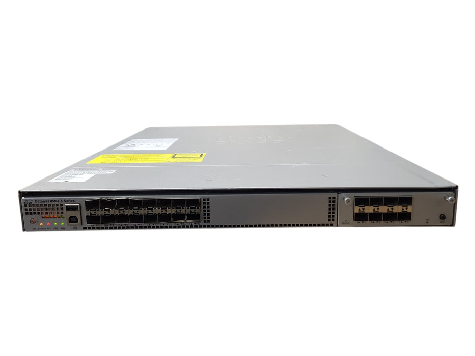 Cisco Catalyst WS-C4500X-16SFP+ 16-Port Network Switch w/ 2x PSU, READ