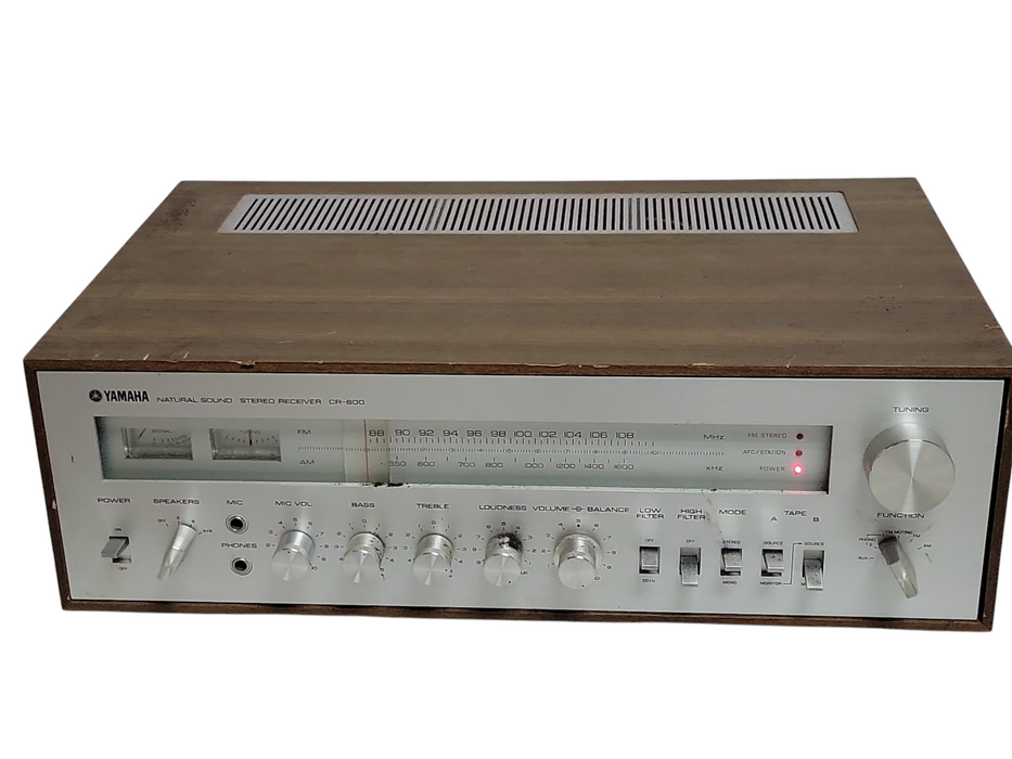 Yamaha CR-600 AM/FM Stereo Receiver, No Remote, READ