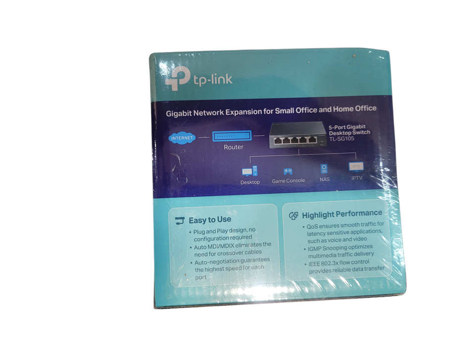 TP-LINK Technologies TP-Link (TL-SG105) 4-Ports External Switch