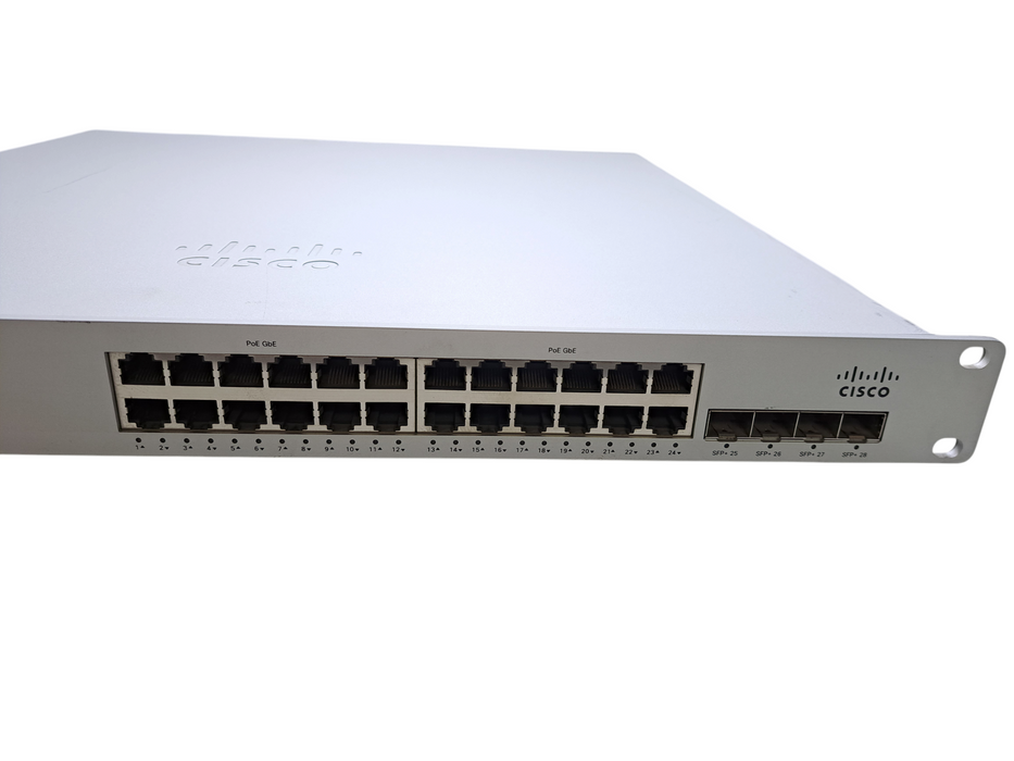 Cisco Meraki MS350-24P-HW 24-Port Gigabit PoE+, 4x10GB SFP+ Switch UNCLAIMED