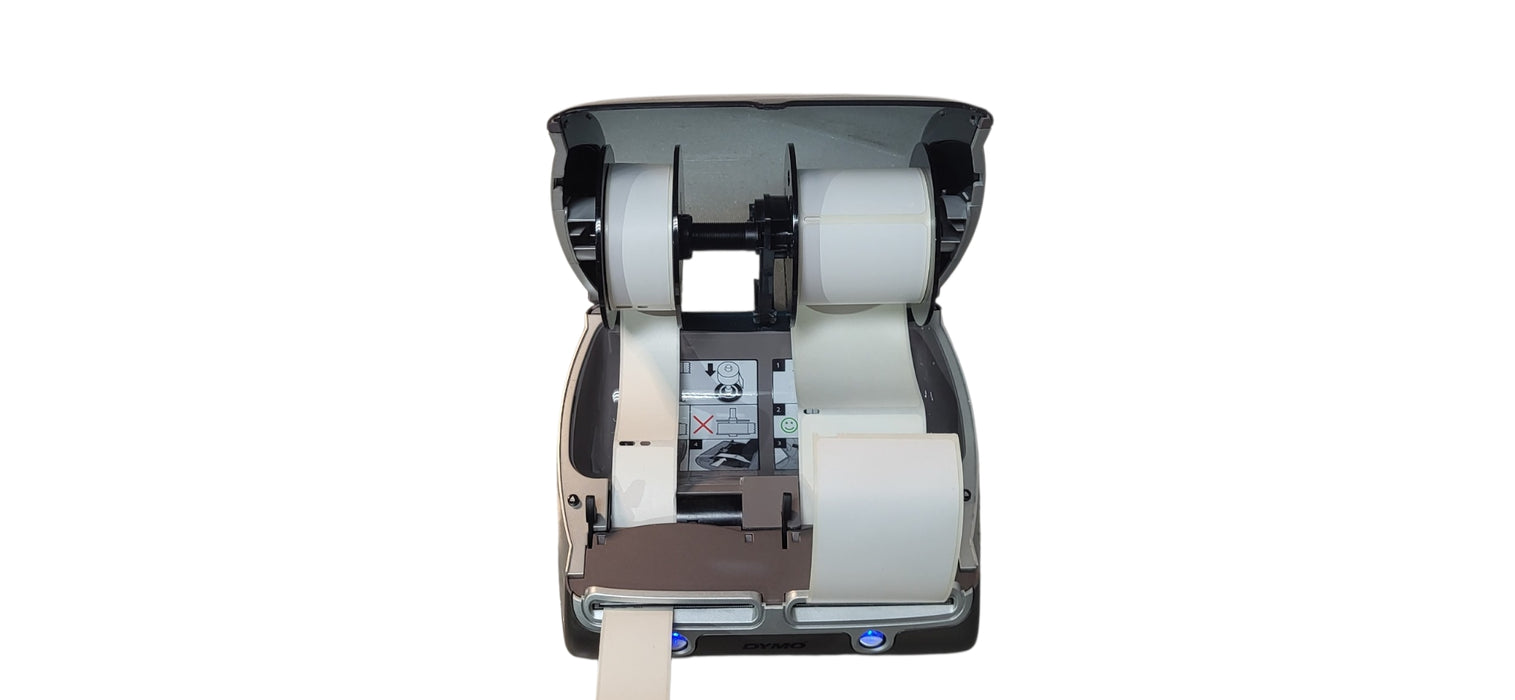Dymo LabelWriter Twin Turbo Direct Thermal Label Printer 93085 W/ Spools, No/ AC