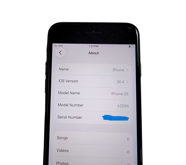 Apple iPhone SE 3 - 64GB - Midnight [A2595 | B]