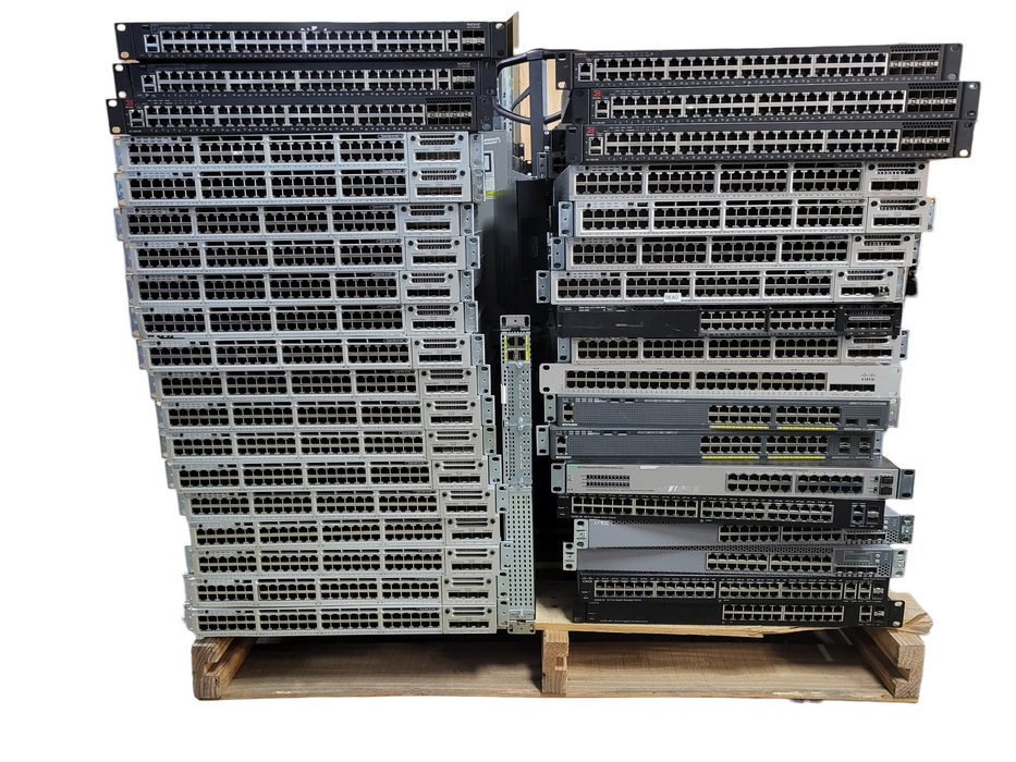 Lot of 110x Assorted Switches/Routers/Firewalls READ