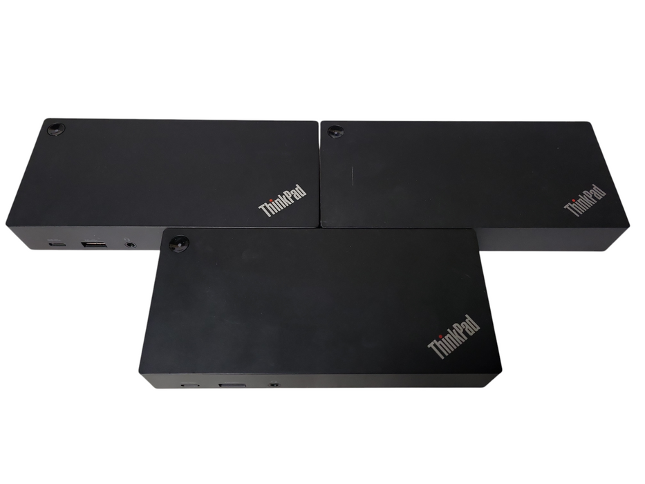 LOT of 3x Lenovo ThinkPad USB-C Dock Gen2 Docking Station  | LDC-G2