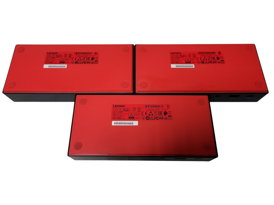 LOT of 3x Lenovo ThinkPad USB-C Dock Gen2 Docking Station  | LDC-G2