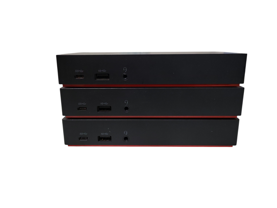 LOT of 3x Lenovo ThinkPad USB-C Dock Gen2 Docking Station  | LDC-G2