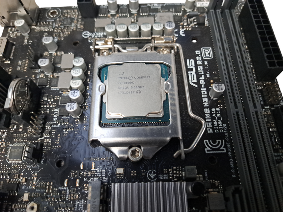 ASUS Prime H310i Plus R2.0 | Intel i5-8600k | Mini ITX | No RAM