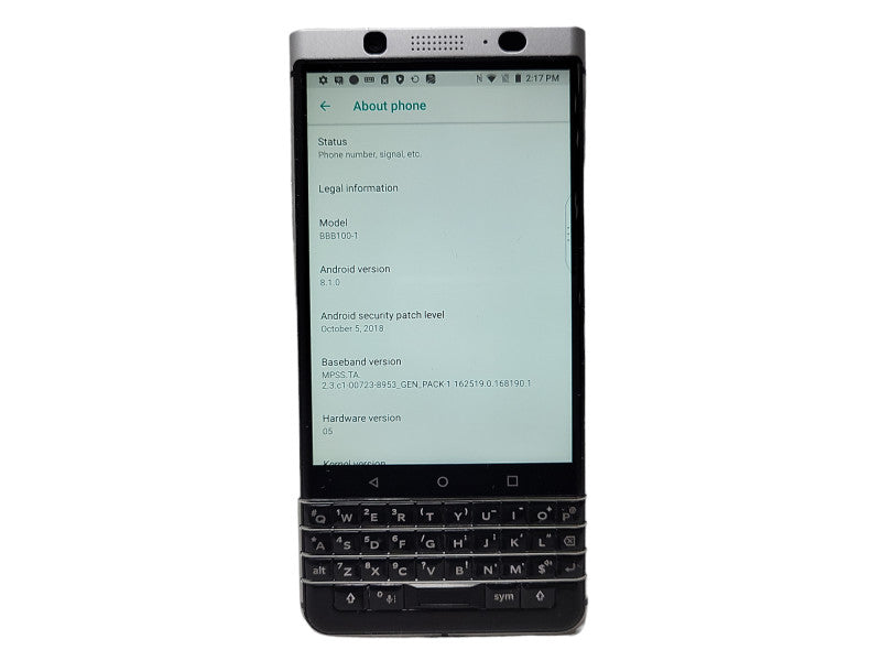 BlackBerry KeyOne (BBB100-1) 32GB READ $