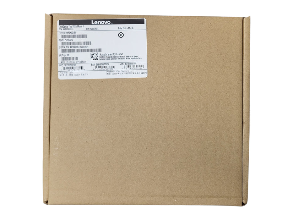 *NEW SEALED* Lenovo 4XF0N03161 ThinkCentre Tiny VESA Mount II Bracket
