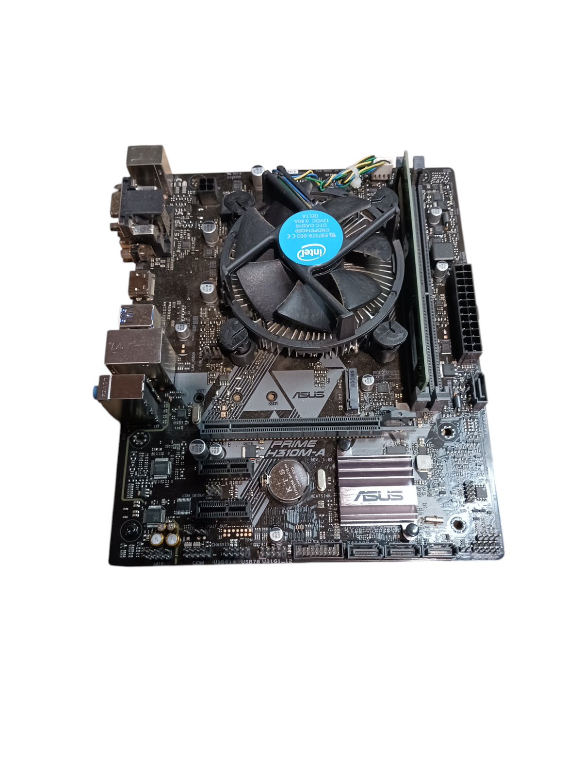 Asus Prime H310M-A Motherboard Intel i3-8100 CPU 8GB DDR4 No I/O