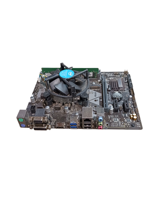 Asus Prime H310M-A Motherboard Intel i3-8100 CPU 8GB DDR4 No I/O Shield