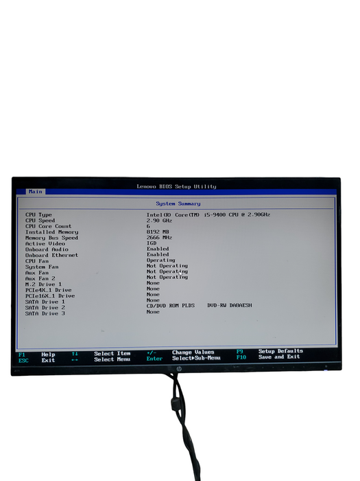 Lenovo ThinkCentre M720t Core i5-9400 8GB RAM NO-HDD/SSD