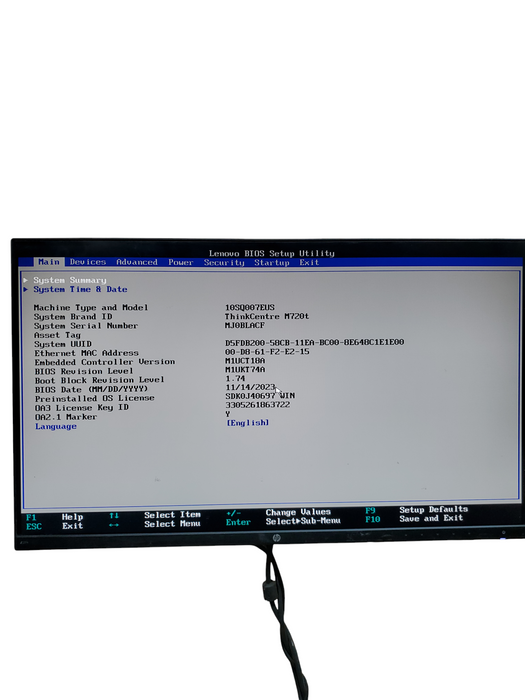 Lenovo ThinkCentre M720t Core i5-9400 8GB RAM NO-HDD/SSD