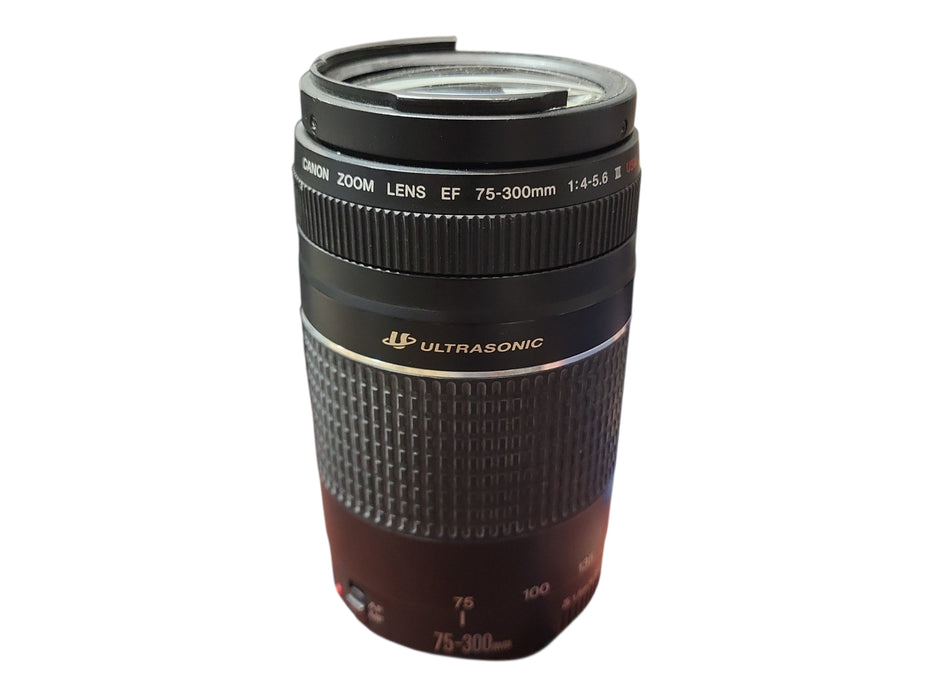Canon 75-300mm EF f1:4-5.6 III USM Telephoto Zoom Lens UltraSonic AF/MF