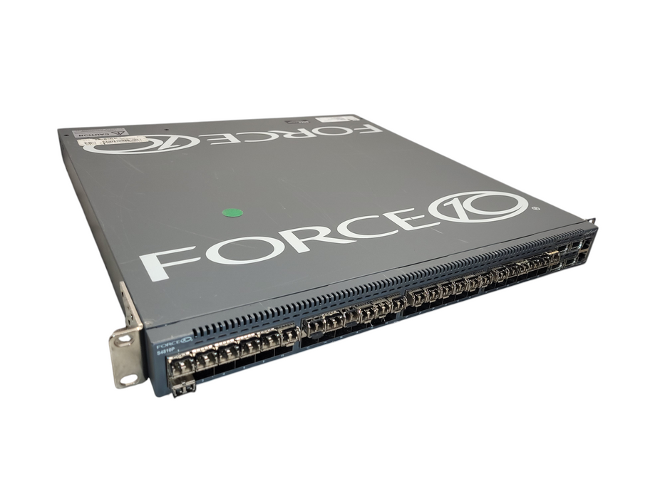 Dell Force10 S4810P-AC = 48x 10GB SFP+ 4x 40GB QSFP+ w/ 24x GP-10GSP-1S MFGR2