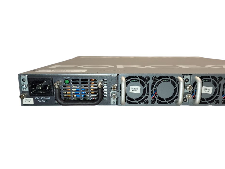 Dell Force10 S4810P-AC = 48x 10GB SFP+ 4x 40GB QSFP+ w/ 24x GP-10GSP-1S MFGR2