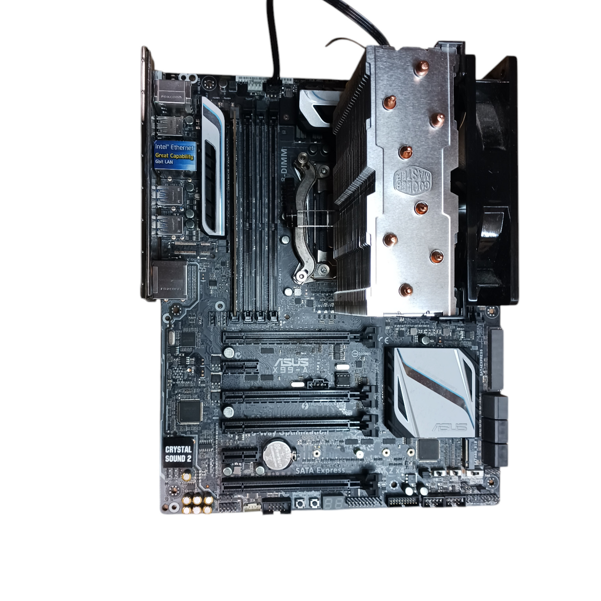 ASUS X99-A と i7-5820K ASUS X99-A Motherboard with Intel Core i7-5820K CPU, 8GB DDR4