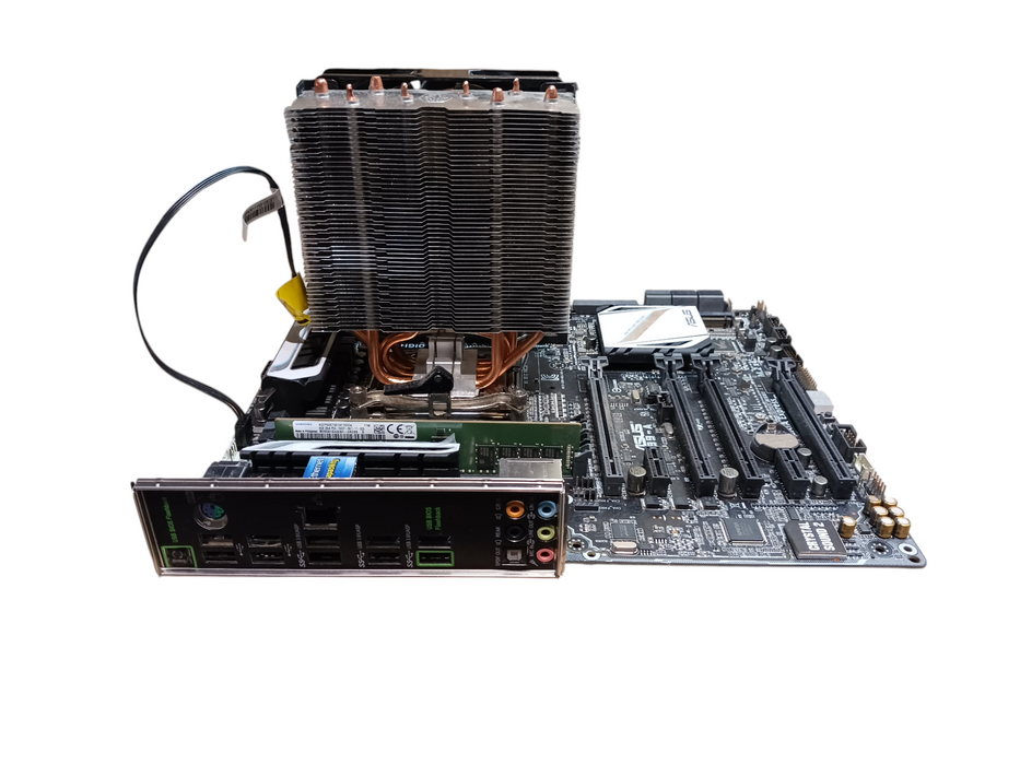 ASUS X99-A Motherboard with Intel Core i7-5820K CPU, 8GB DDR4 ASUS X99-A Motherboard with Intel Core i7-5820K CPU, 8GB DDR4