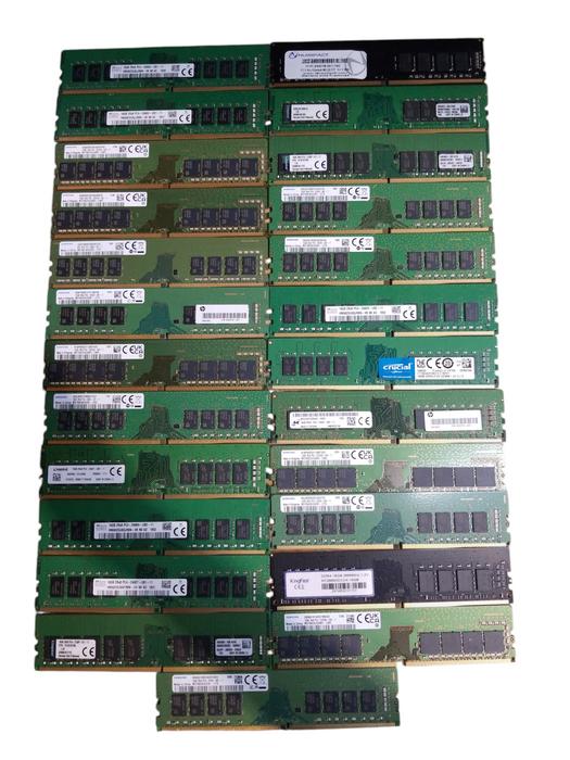 Lot of 25x, Assorted 16GB DDR4 Desktop RAM