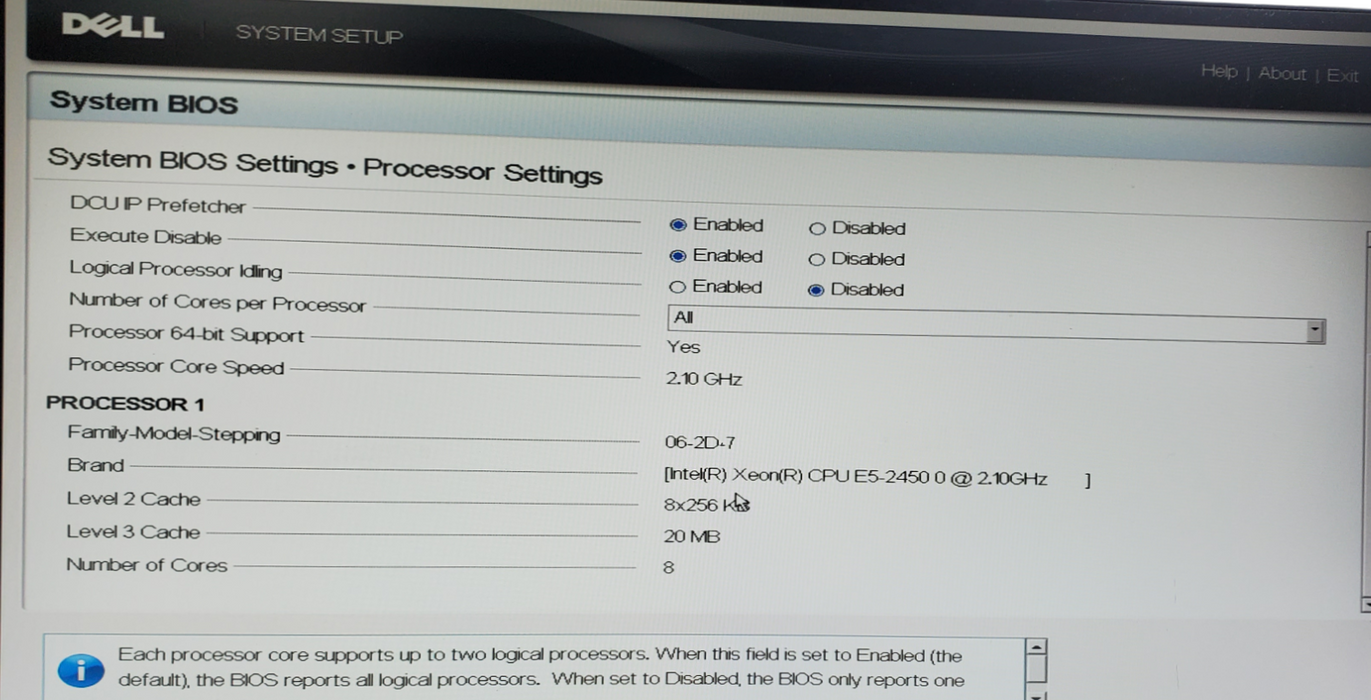 DELL PowerEdge T420 -  1x Intel Xeon E5-2450 0, 16GB DDR3, H310 - No HDD