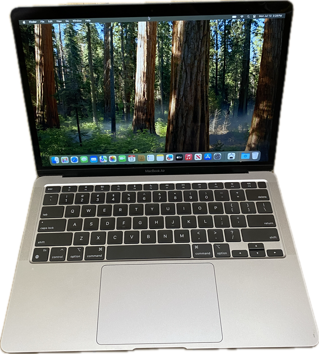 Appl MacBook Air 13" M1 2020 8GB RAM 256GB SSD No Power Adapter READ!