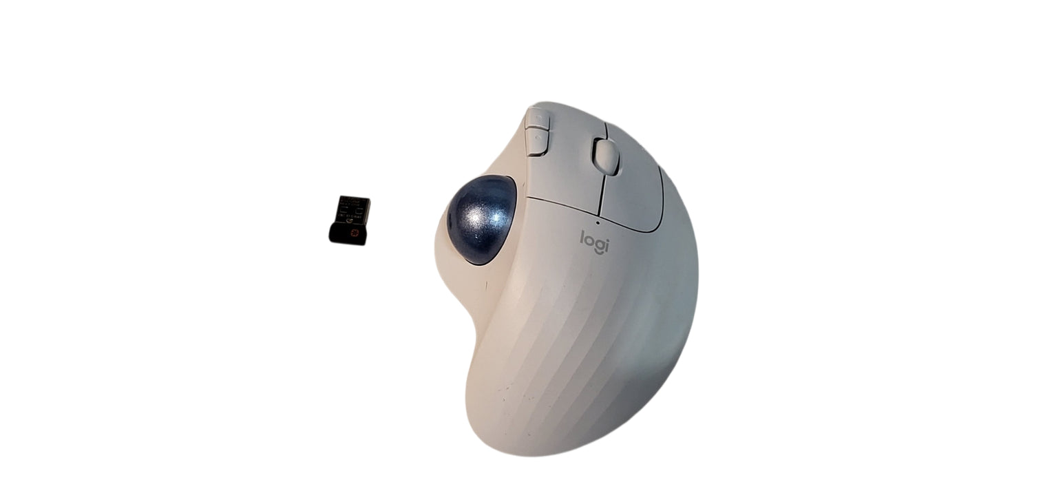 Logitech ERGO M575 Wireless Bluetooth Trackball Mouse W/ USB Dongle