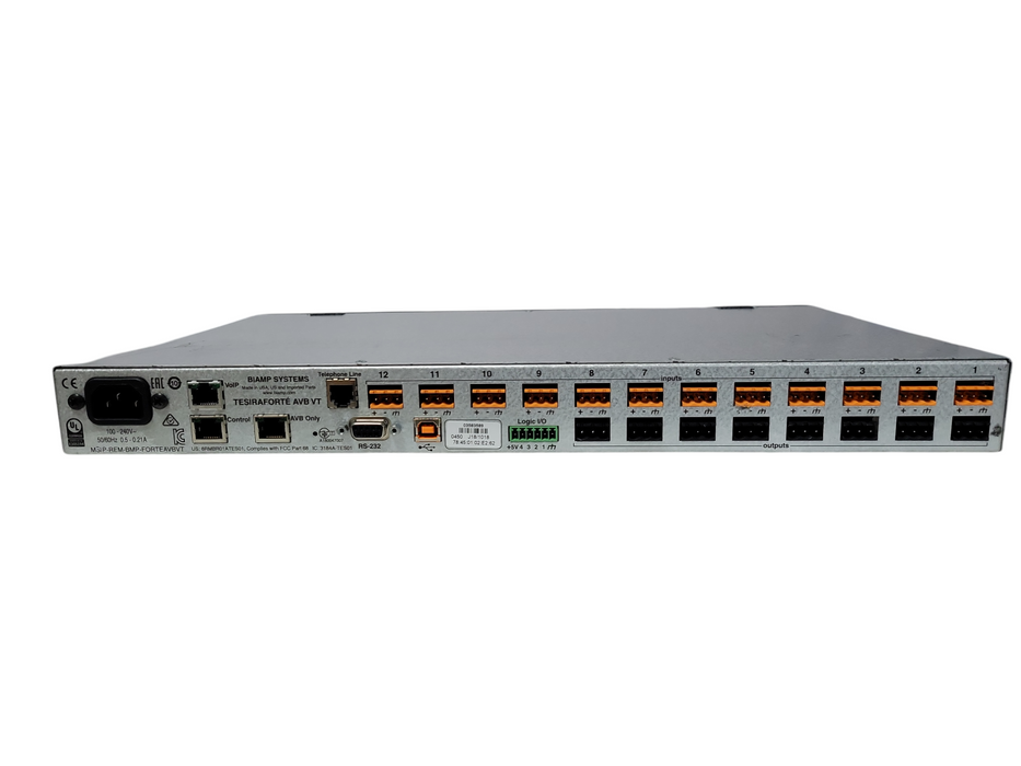 Biamp Systems Tesira FORTE AVB VT Digital Signal Processor