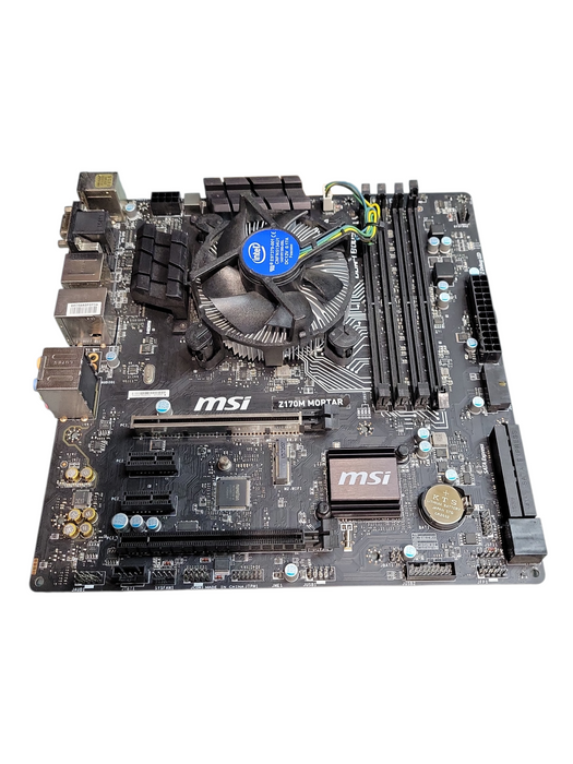 MSI Z170M Mortar w/ Intel Stock Cooler No CPU/RAM
