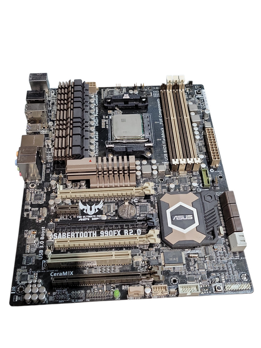 ASUS Sabertooth 990FX R2.0 w/ AMD FX-8320 NO RAM *READ*
