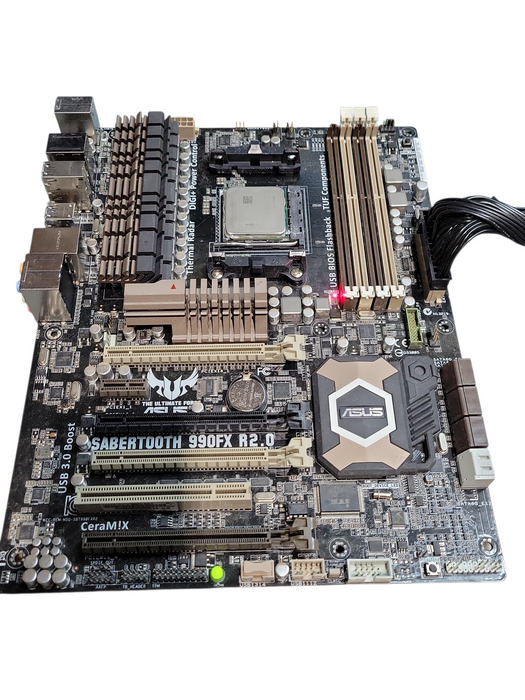 ASUS Sabertooth 990FX R2.0 w/ AMD FX-8320 NO RAM *READ*
