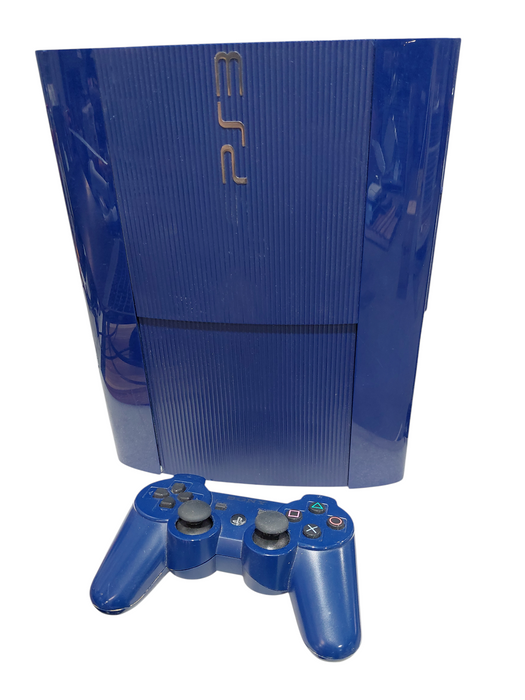 Sony Playstation 3 PS3 Model: CECH-4201B Blue Version With Controller CECHZC2U