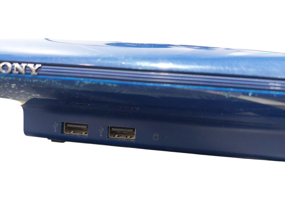 Sony Playstation 3 PS3 Model: CECH-4201B Blue Version With Controller CECHZC2U
