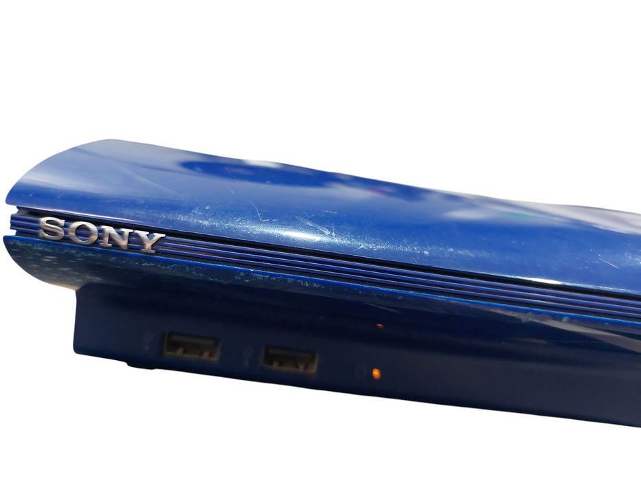 Sony Playstation 3 PS3 Model: CECH-4201B Blue Version With Controller CECHZC2U