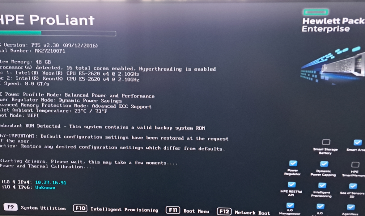 HP ProLiant ML150 Gen9 | 2x E5-2620 V4 | 48GB DDR4 | B140i | NO HDD/GPU