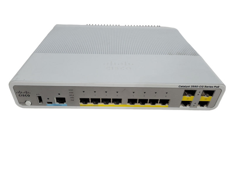Cisco WS-C3560CG-8PC-S 8 Port Gigabit Managed Switch POE READ !