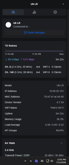 Ubiquiti UniFi U6-LR | Wi-Fi 6 Long-Range Dual Band Access Point