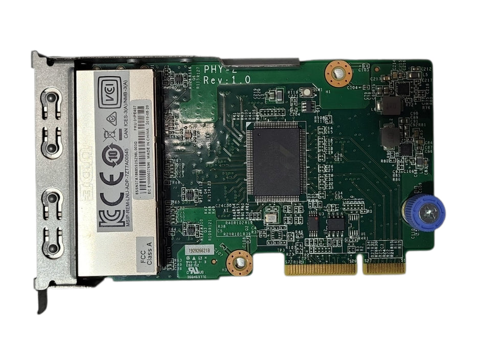 Lenovo 01PE407 ThinkSystem 4-Port 1GbE RJ-45 LOM Network Adapter 1Gb Ethernet