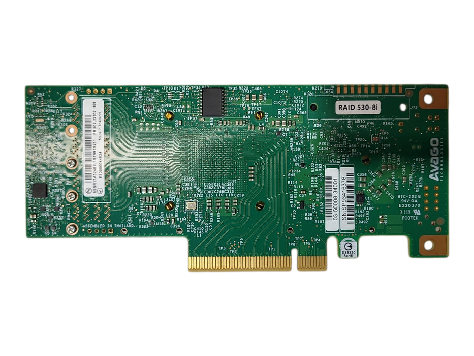 Lenovo 530-8i 12Gb/s PCle x8 SAS/SATA RAID Controller High Profile P/N: 02JG102