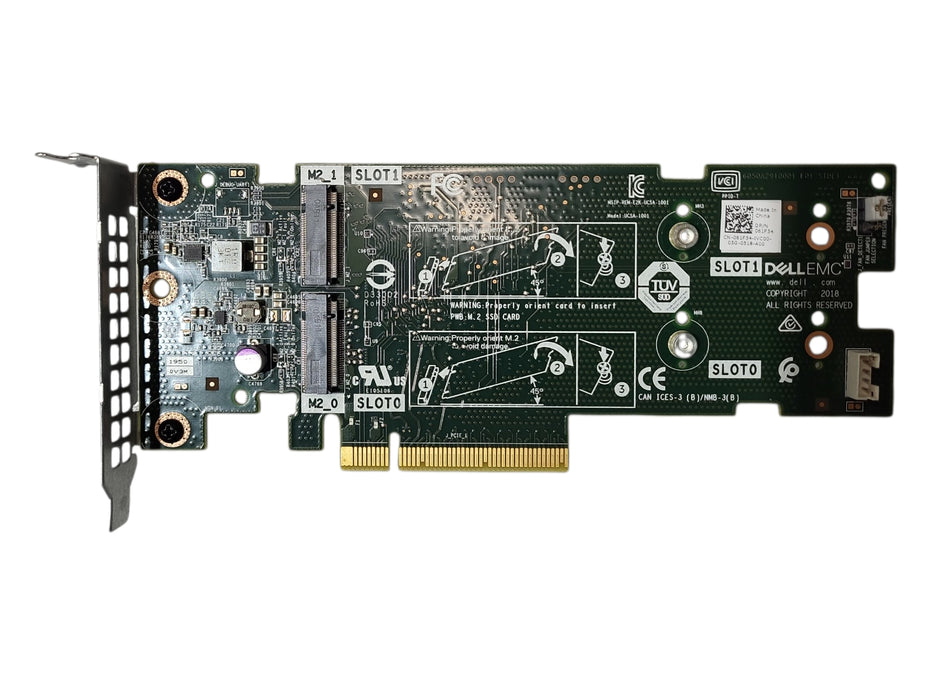 Dell PowerEdge M.2 X2 PCIe x8 SSD Storage Adapter Card Dell P/N: 061F54, No SSD