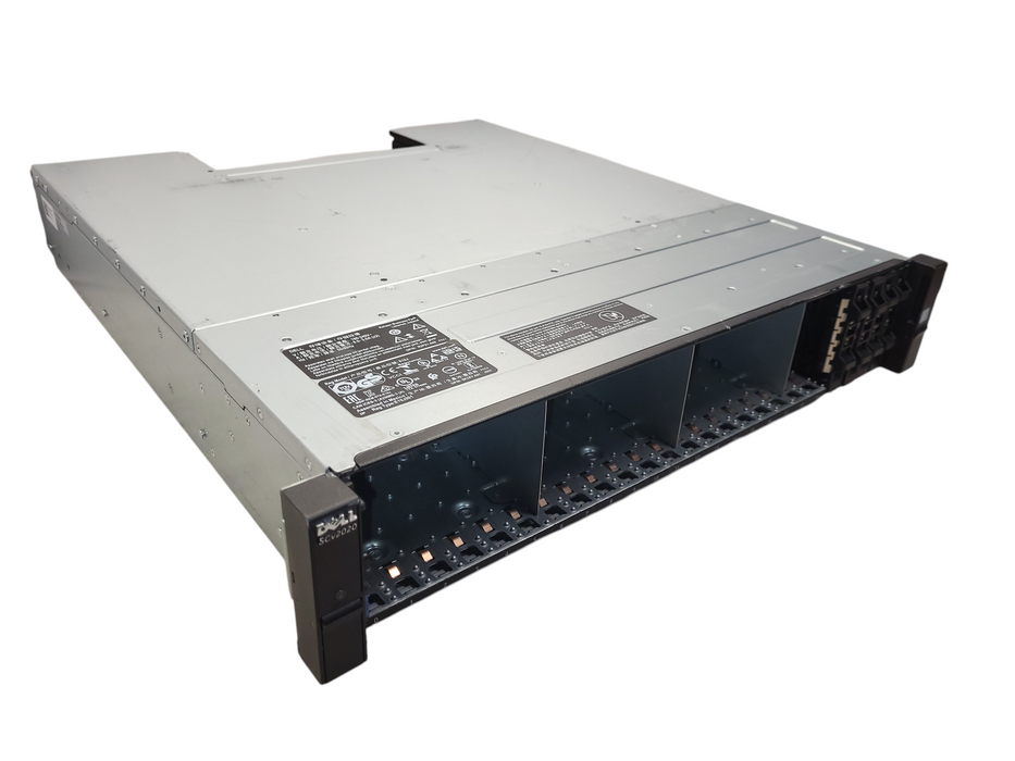 Dell Compellent SCV2020 24-Bay SFF Storage Array w/ 2x 12G-SAS-4, 2x 600W PSU