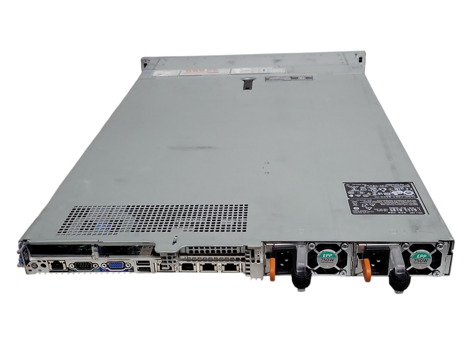 Dell PowerEdge R640 1U server w/ 2x CPU Heatsinks, NO CPU/RAM/RAID/HDD, READ