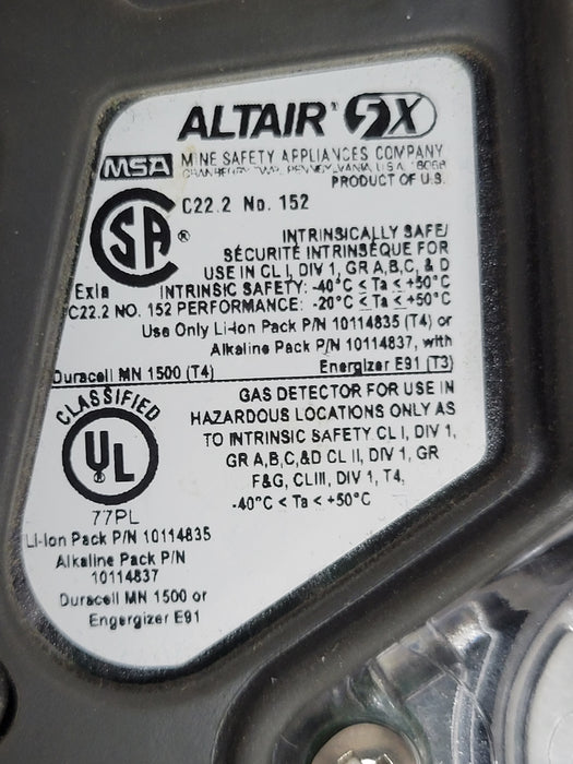 MSA Altair 5X Multigas Detector, For Parts, READ