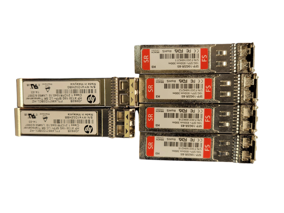 HP FF 5700 JG898A HPE FlexFabric 5700-32XGT-8XG-2QSFP+ Switch w/ 6x 10G SFPs