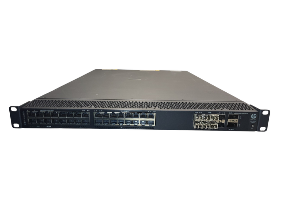 HP FF 5700 JG898A HPE FlexFabric 5700-32XGT-8XG-2QSFP+ Switch w/ 6x 10G SFPs
