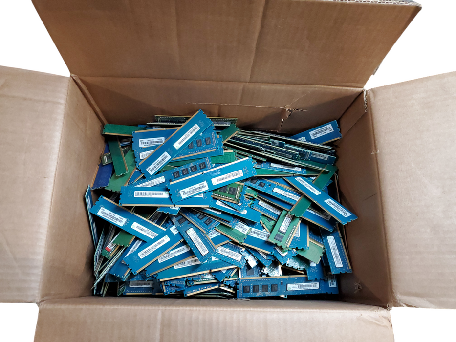 Lot of approx. 550x, desktop DDR3 4GB RAM, assorted brands