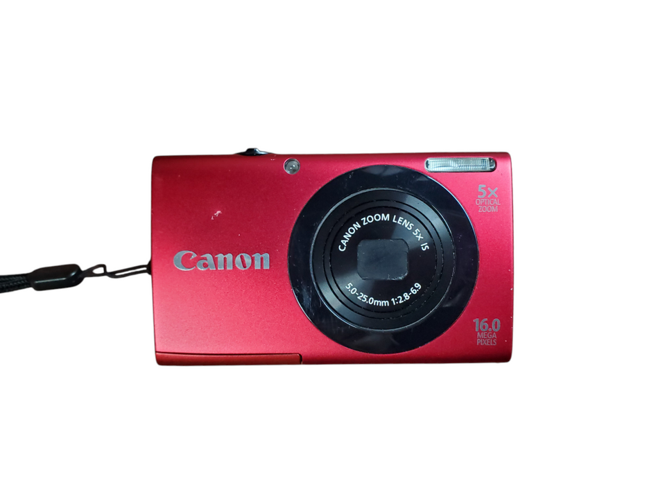 Canon PowerShot A3400 IS 16.0MP Digital Camera w/ Battery - READ
