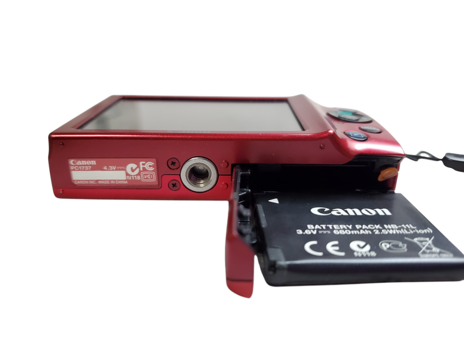 Canon PowerShot A3400 IS 16.0MP Digital Camera w/ Battery - READ