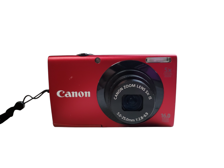 Canon PowerShot A3400 IS 16.0MP Digital Camera w/ Battery - READ